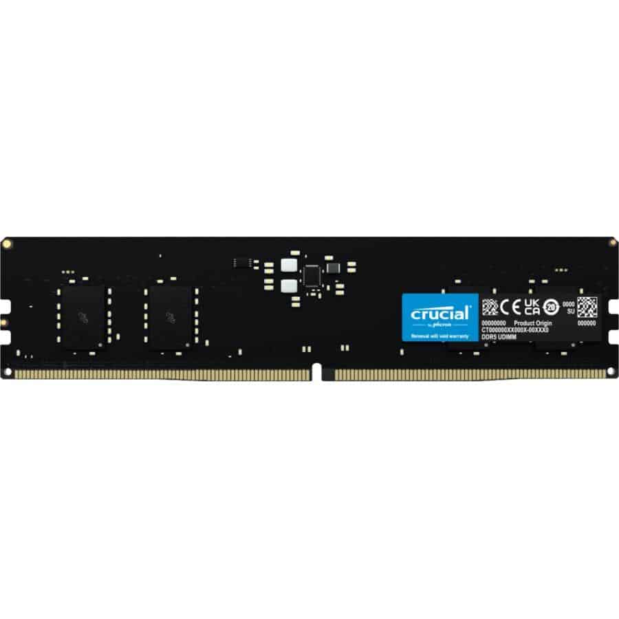 Crucial CT8G56C46U5T DIMM, 8 GB, DDR5, 5600 Mhz, CL46, Tray