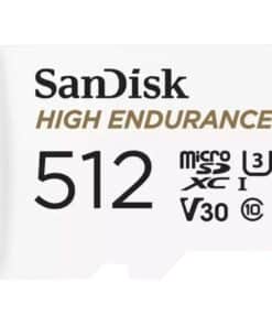 SanDisk SDSQQNR-512G-GN6IA High Endurance microSDXC, 512 GB, V30 UHS-I, 100MB/s