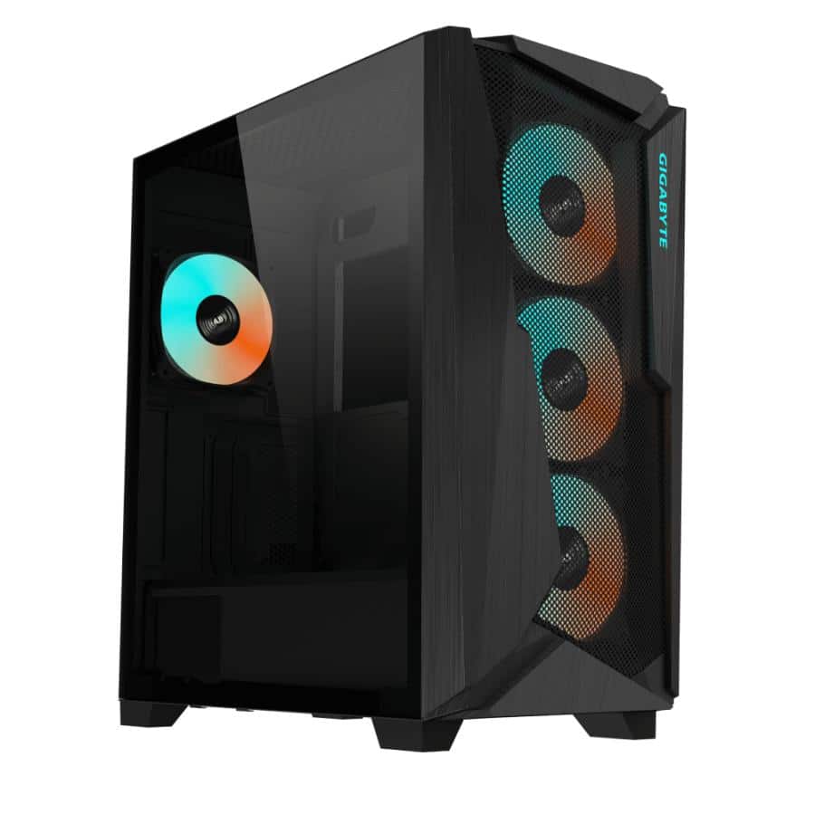 GIGABYTE C301 GLASS Midi Tower Zwart - Afbeelding 2