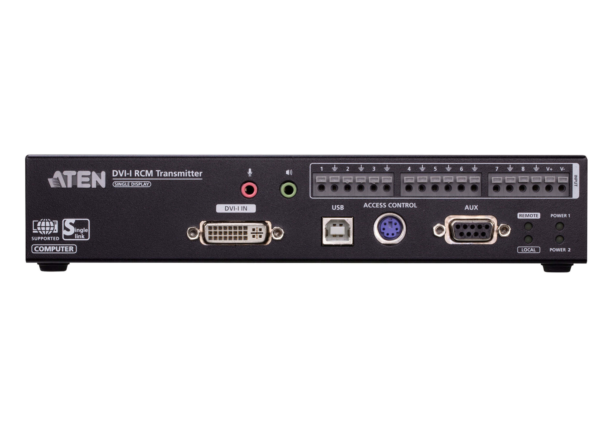 ATEN DVI-I Single Display KVM-over-IP zender met externe toegang - Afbeelding 2