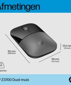 HP Z3700 Dual Silver-muis