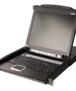 ATEN CL5716MW rack console 43,9 cm (17.3") 1920 x 1080 Pixels Metaal, Kunststof Zwart 1U