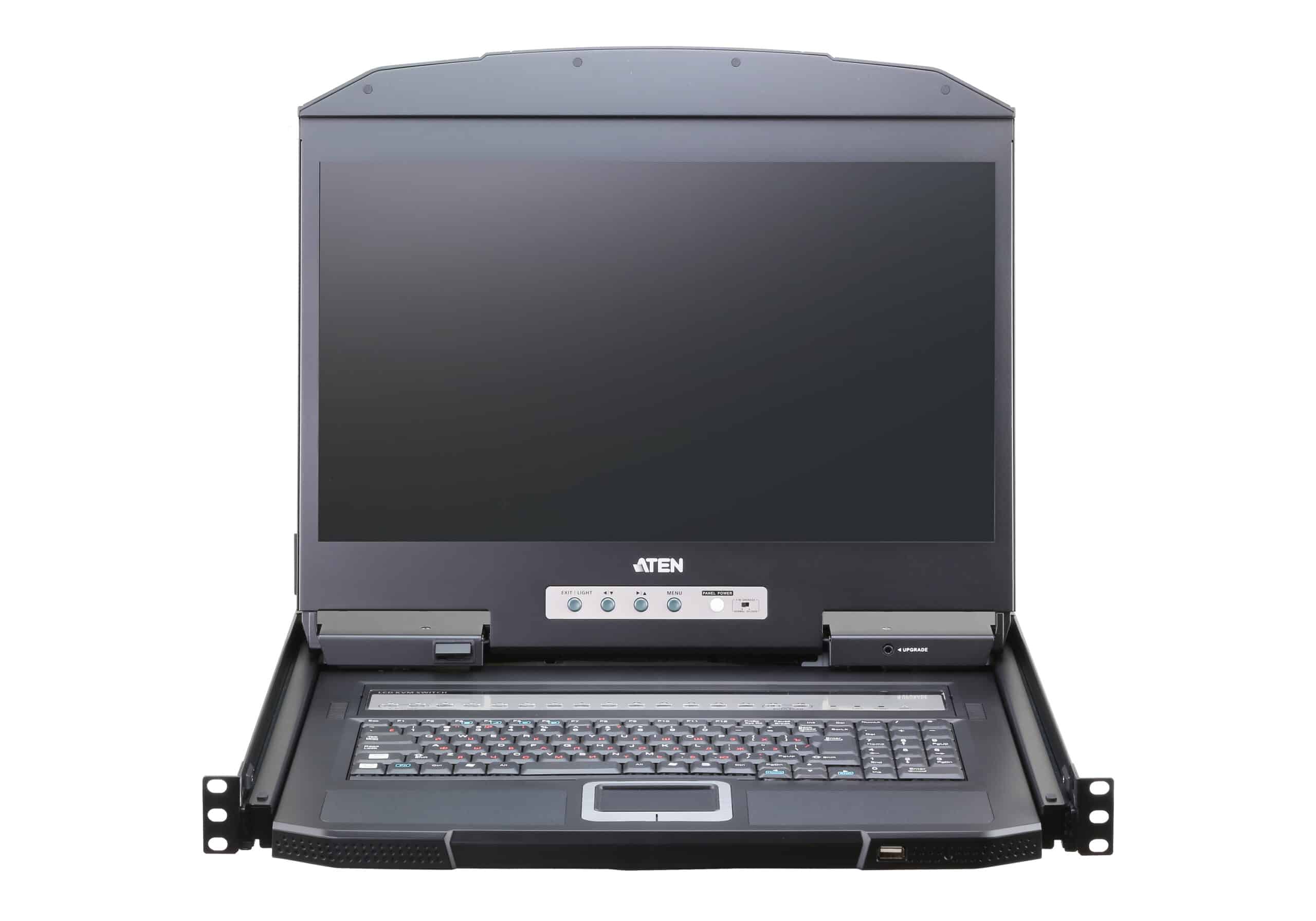 ATEN CL3116NX rack console 47 cm (18.5") 1366 x 768 Pixels Metaal, Kunststof Zwart 1U - Afbeelding 2