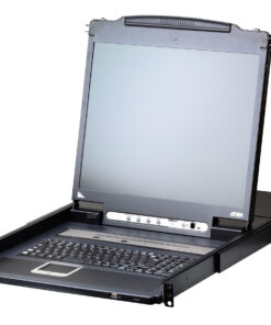 ATEN CL5716IM rack console 43,2 cm (17") 1280 x 1024 Pixels Metaal, Kunststof Zwart 1U