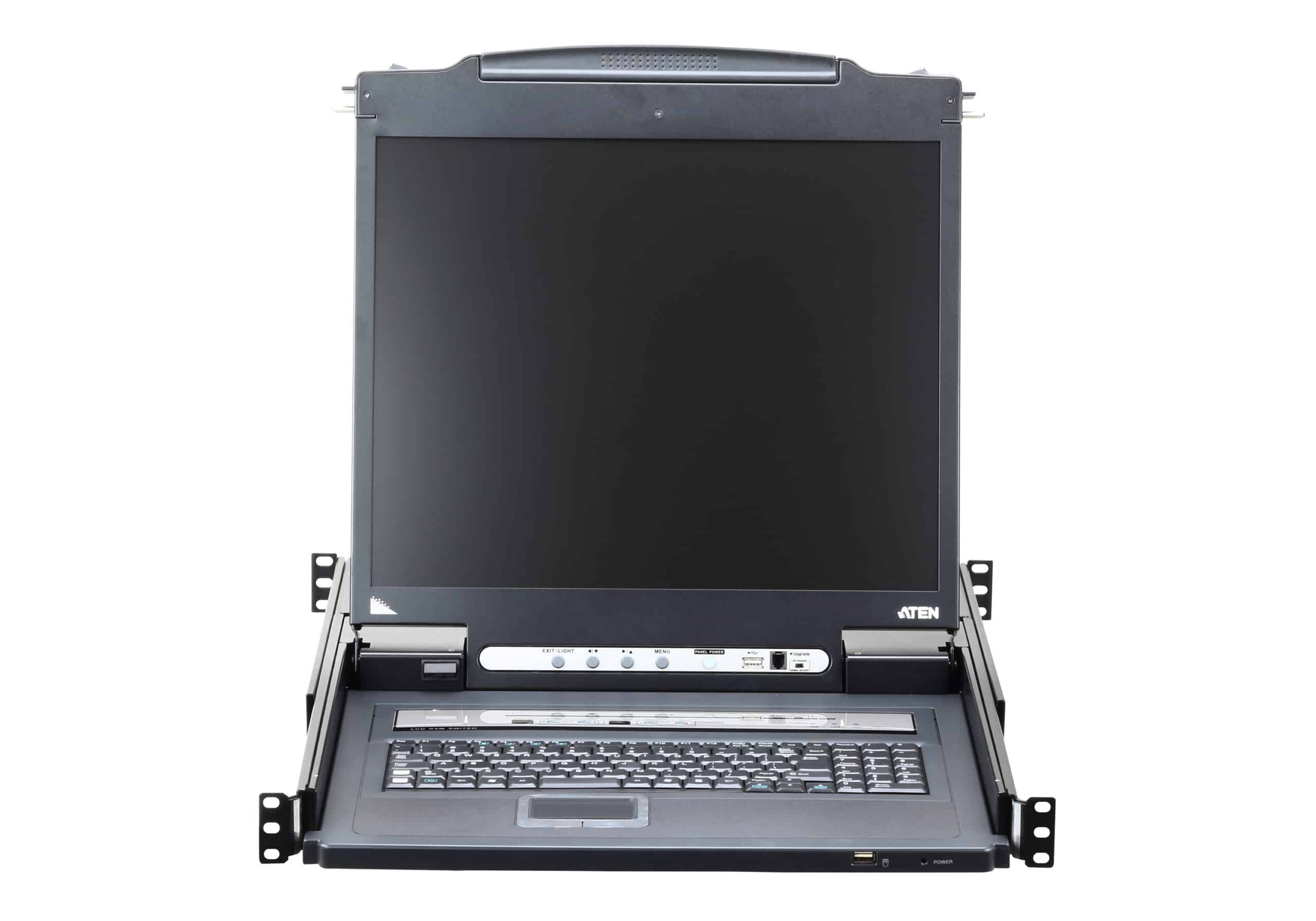 ATEN CL5708IM rack console 43,2 cm (17") 1280 x 1024 Pixels Metaal, Kunststof Zwart 1U - Afbeelding 2