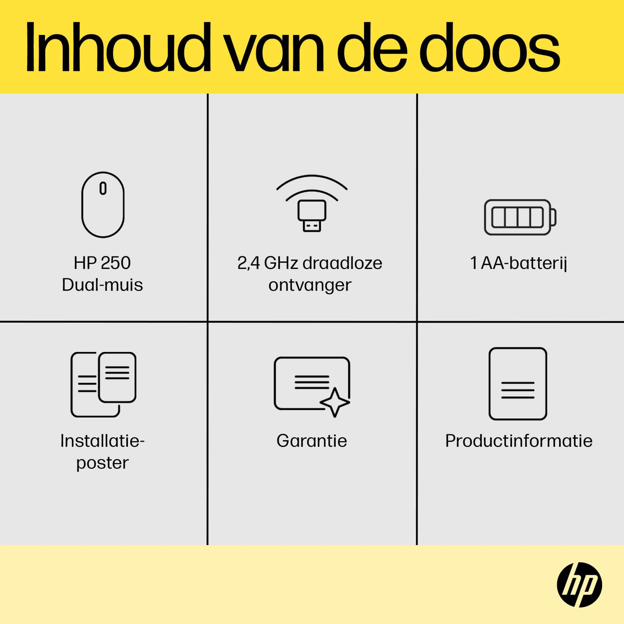 HP 250 Dual-muis - Afbeelding 2