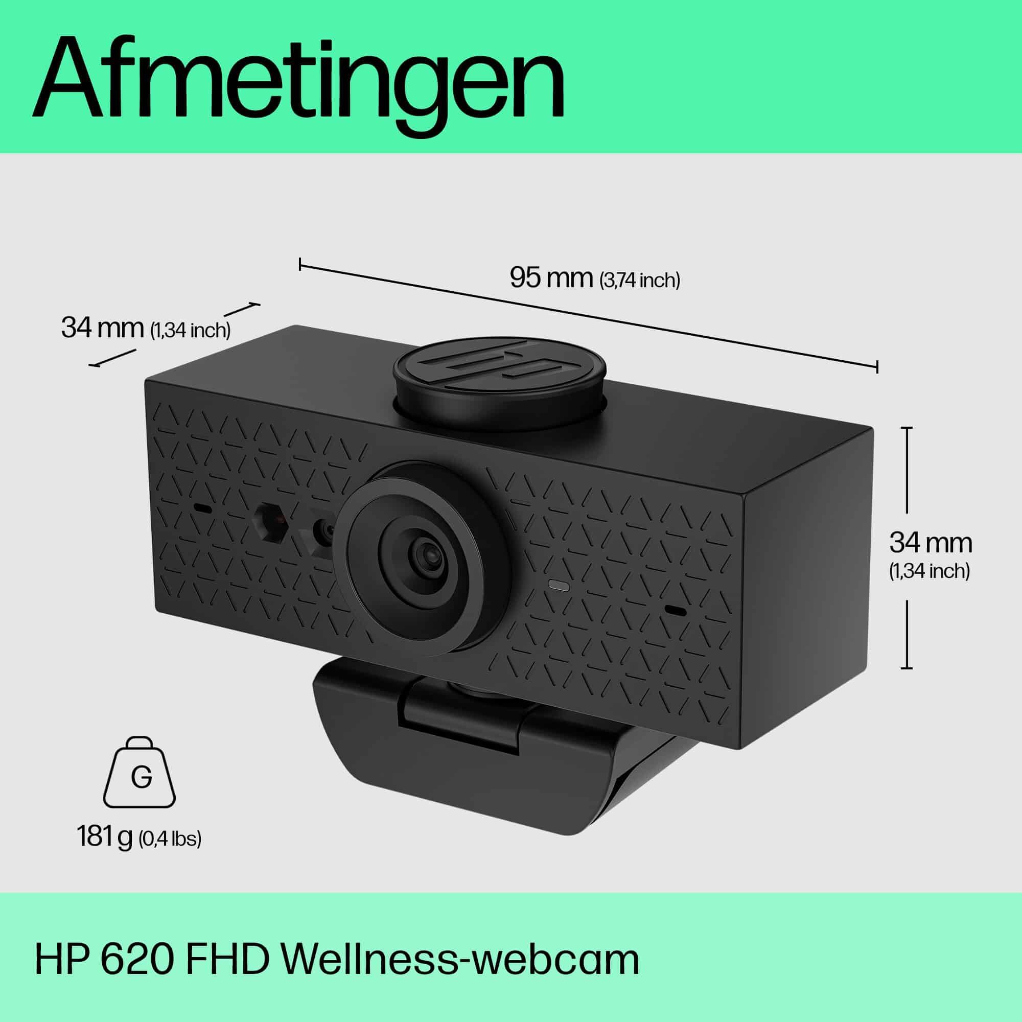 HP 620 FHD-webcam - Afbeelding 3