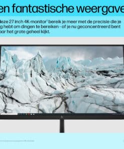 HP E-Series E27k G5 4K USB C-monitor - Afbeelding 7