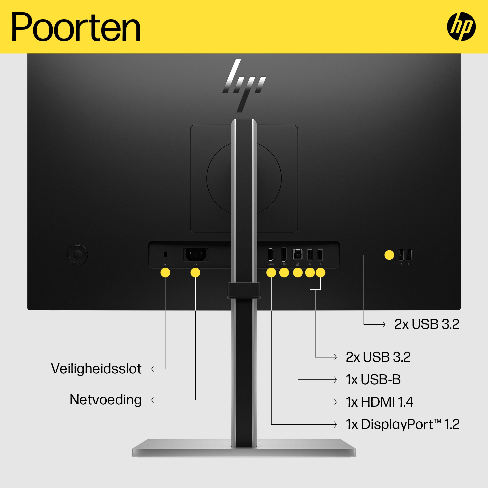 HP E24q G5 QHD-monitor - Afbeelding 4