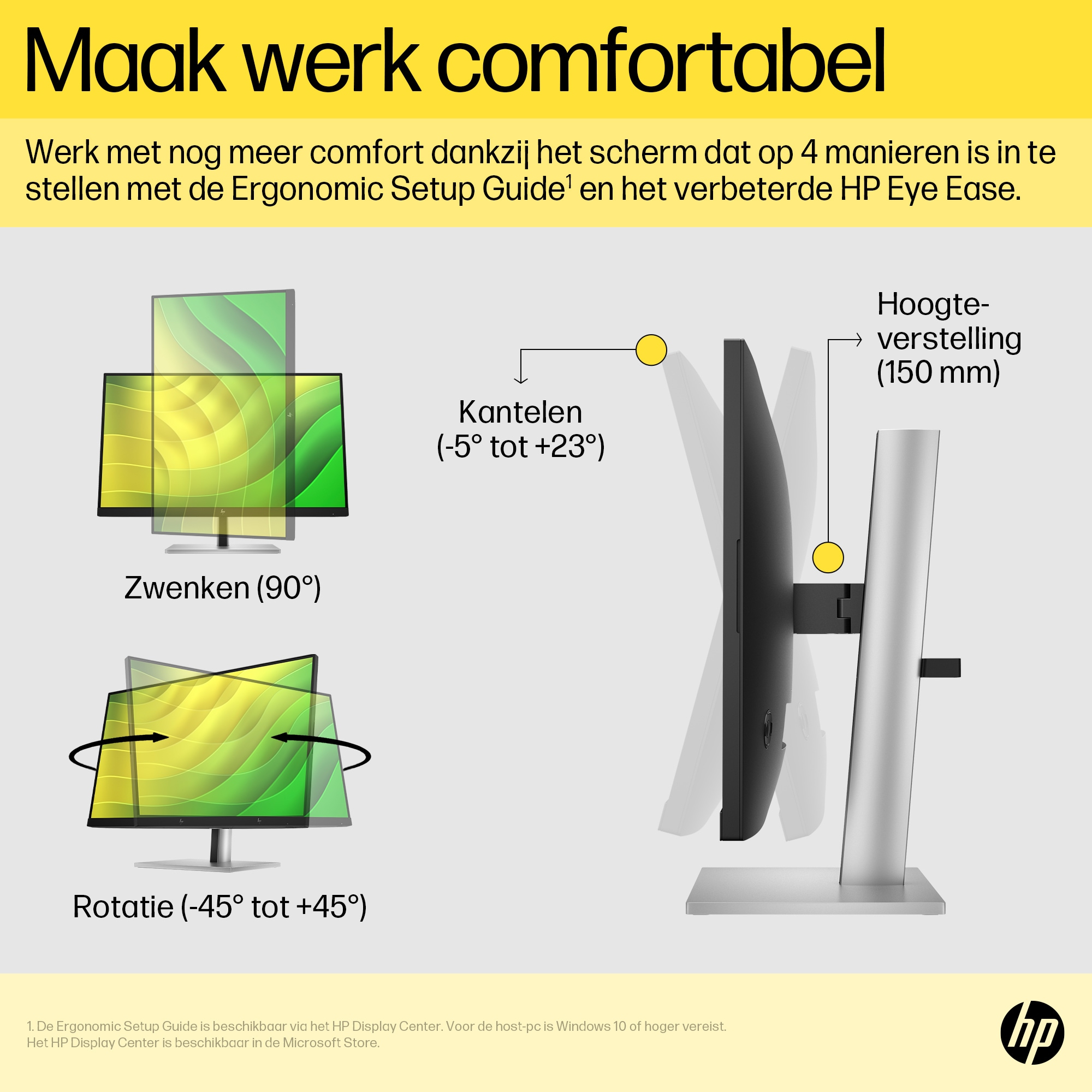 HP E24q G5 QHD-monitor - Afbeelding 6
