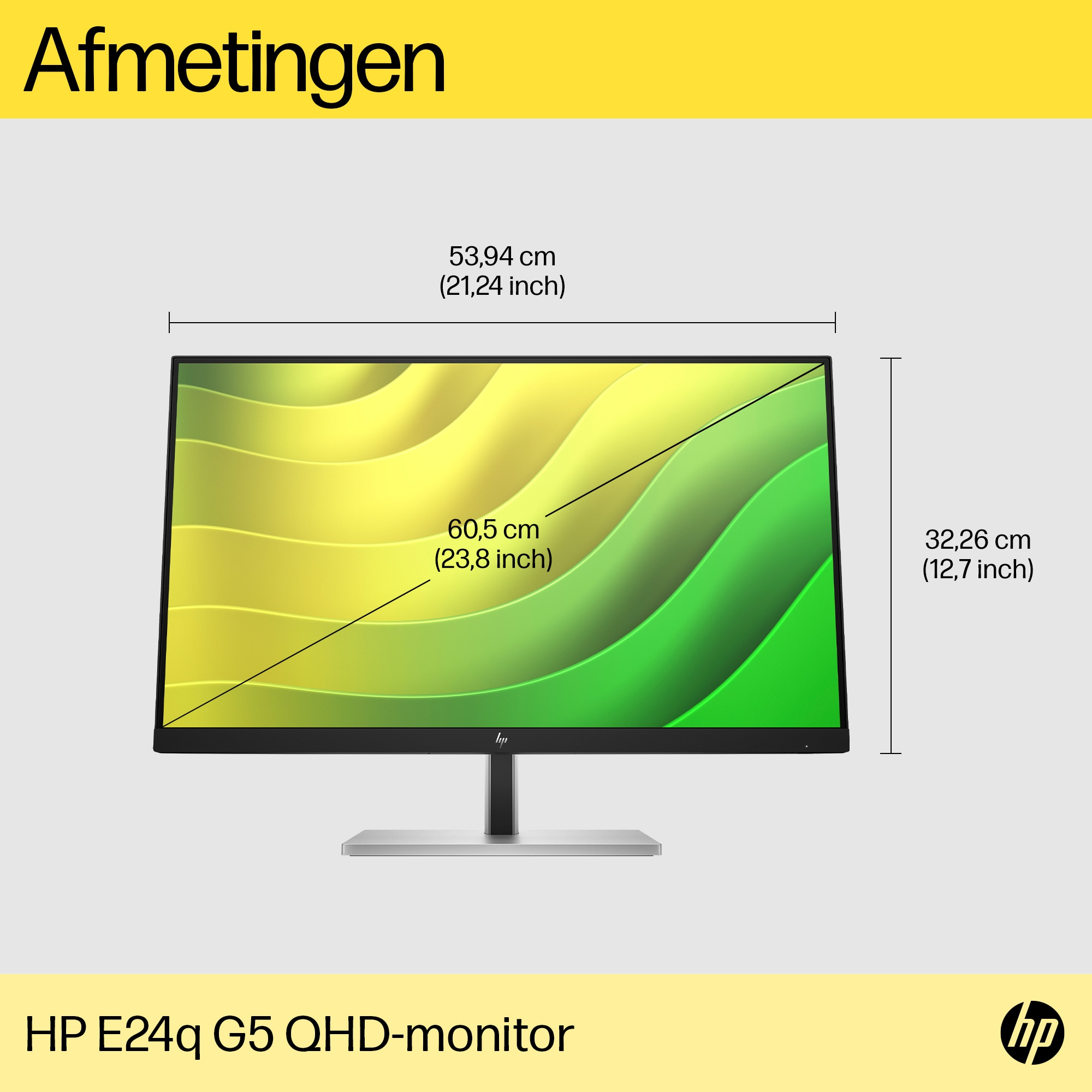 HP E24q G5 QHD-monitor - Afbeelding 7