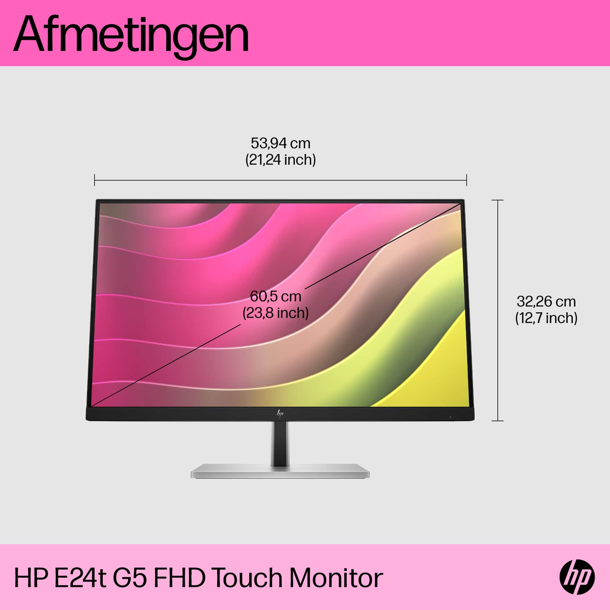 HP E24t G5 FHD Touch Monitor - Afbeelding 7