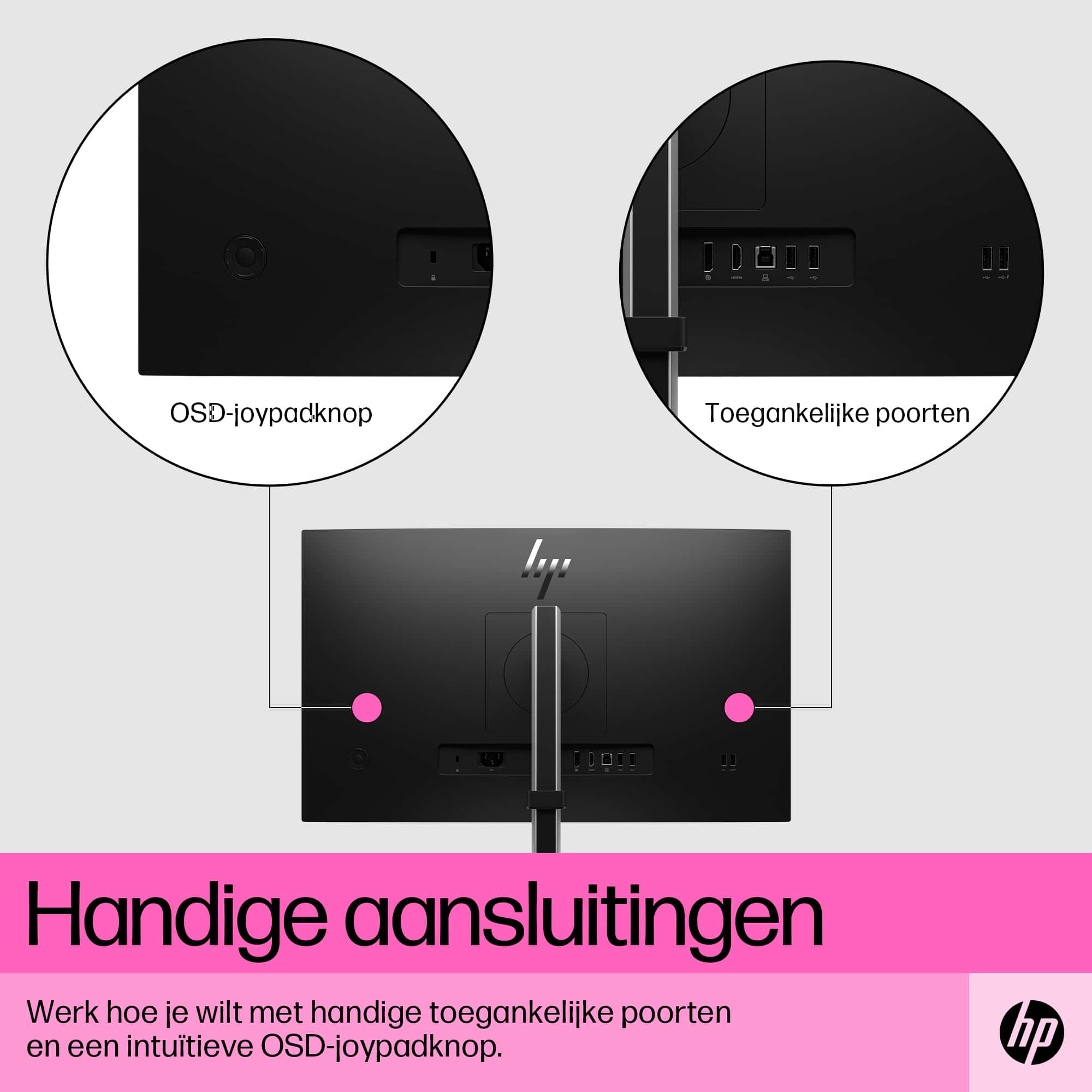 HP E24t G5 FHD Touch Monitor - Afbeelding 4