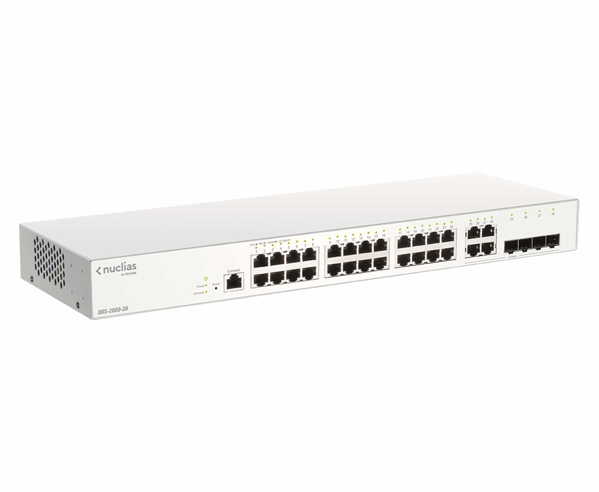 D-Link DBS-2000-28/E netwerk-switch Managed L2 Gigabit Ethernet (10/100/1000) Grijs - Afbeelding 2