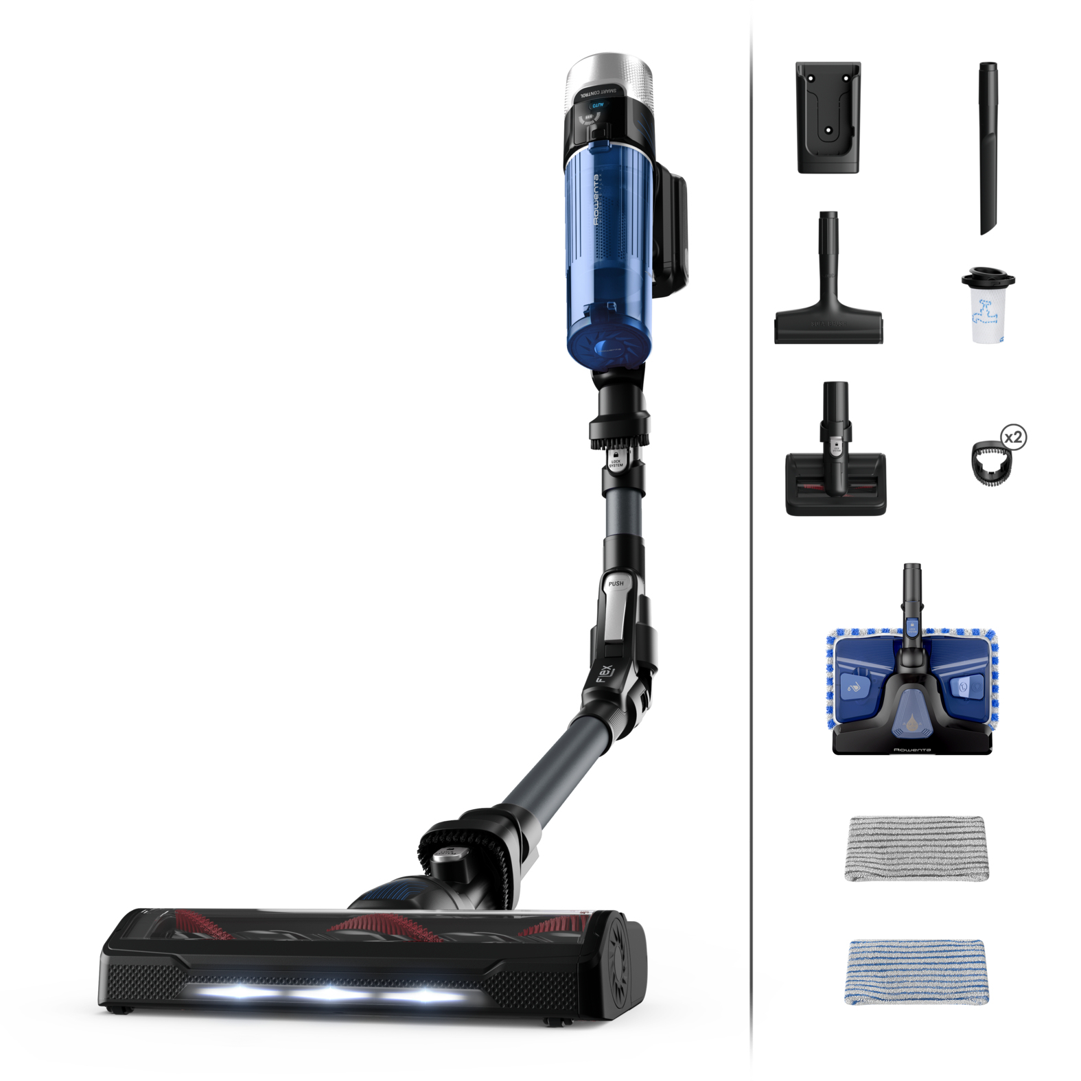 Rowenta X-Force Flex 9.60 Aqua RH20C7 Steelstofzuiger
