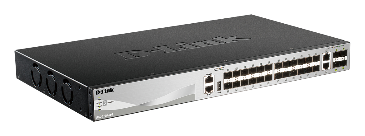 D-Link DGS-3130-30S/E netwerk-switch Managed L3 10G Ethernet (100/1000/10000) Grijs - Afbeelding 4