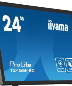 iiyama T2455MSC-B1 computer monitor 61 cm (24") 1920 x 1080 Pixels Full HD LED Touchscreen Zwart