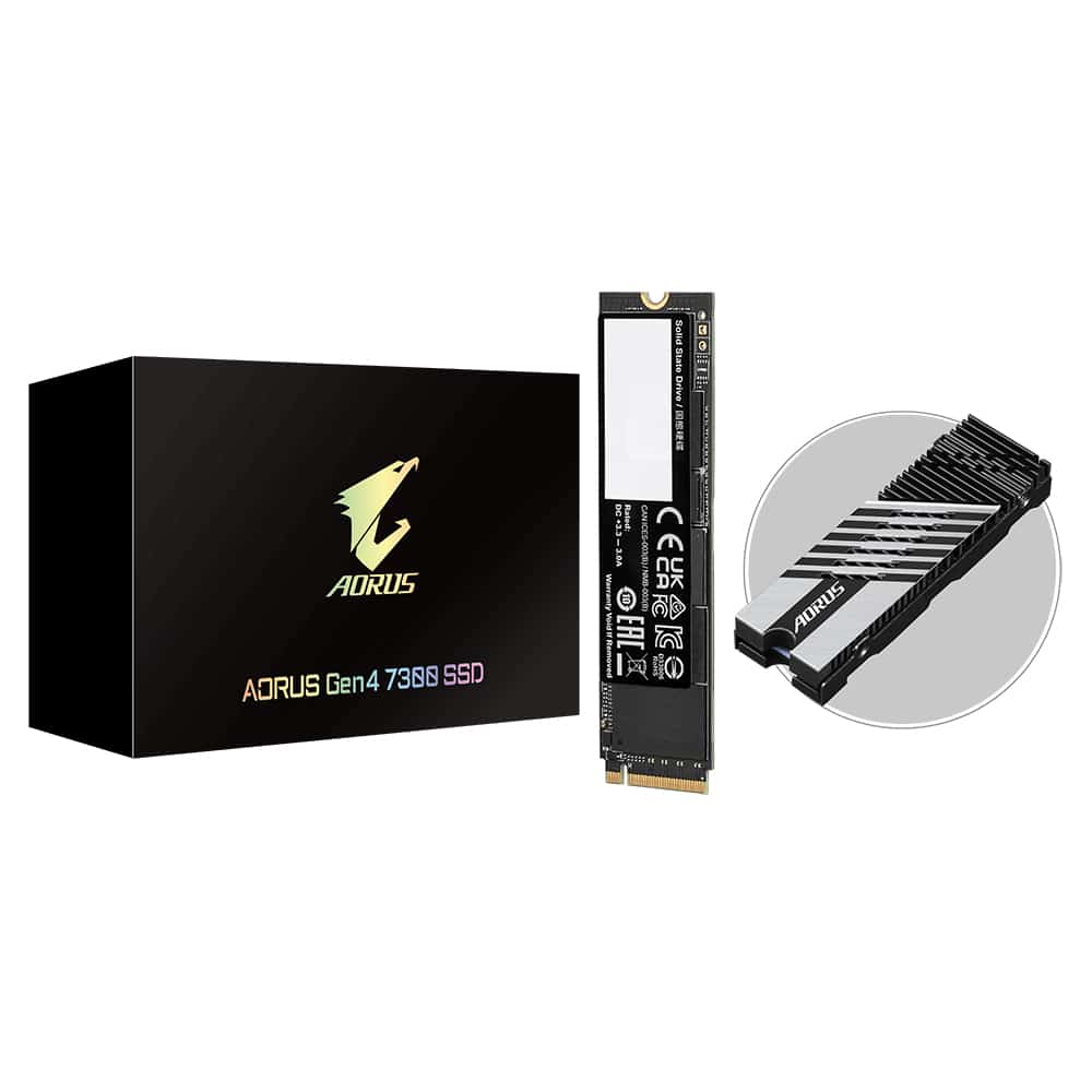 GIGABYTE AORUS Gen4 7300 SSD 2TB M.2 PCI Express 4.0 NVMe 3D TLC NAND - Afbeelding 5