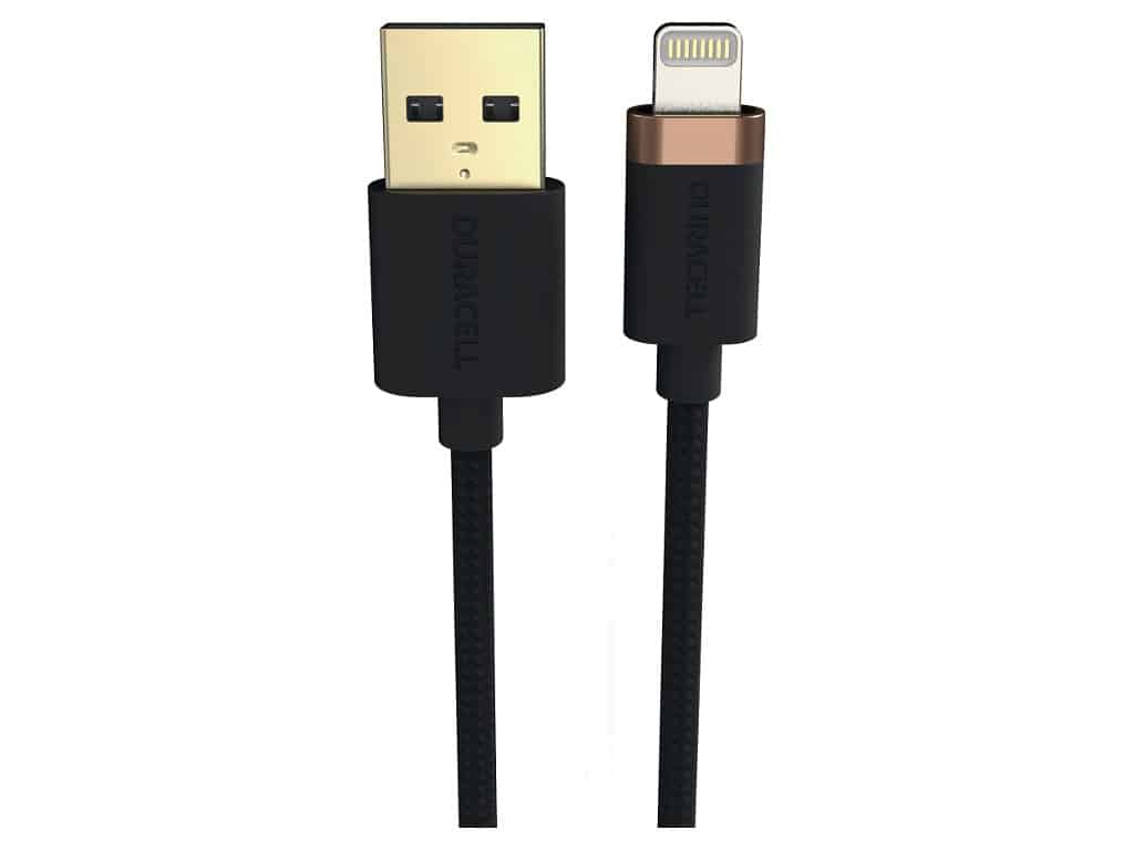 Duracell USB7012A Lightning-kabel 1 m Zwart - Afbeelding 2