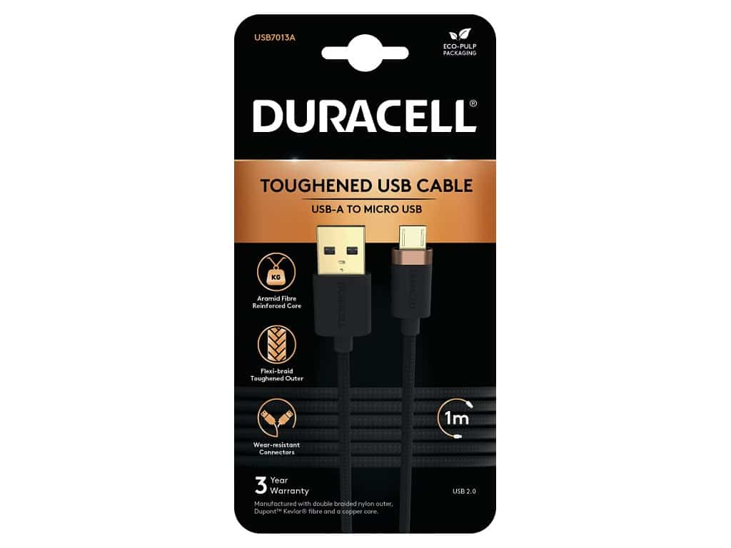 Duracell USB7013A USB-kabel Zwart - Afbeelding 2