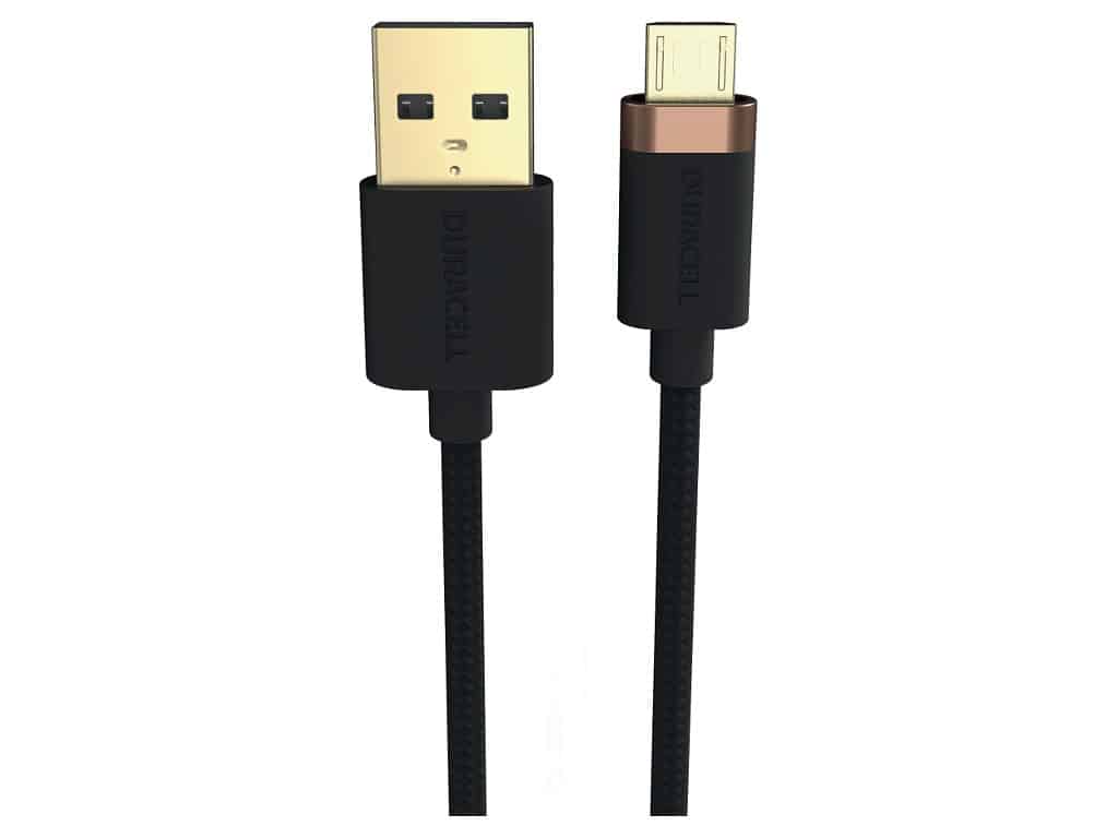 Duracell USB7013A USB-kabel Zwart