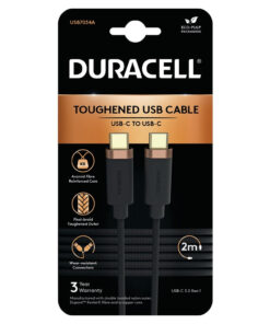 Duracell USB7034A USB-kabel Zwart