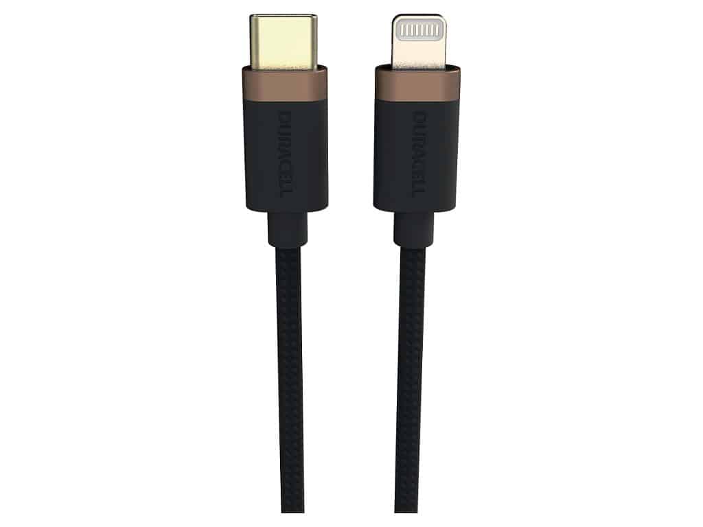 Duracell USB9012A Lightning-kabel 1 m Zwart - Afbeelding 2