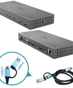 i-tec USB 3.0 / USB-C / Thunderbolt, 3x 4K Docking Station Gen 2 + Power Delivery 100W