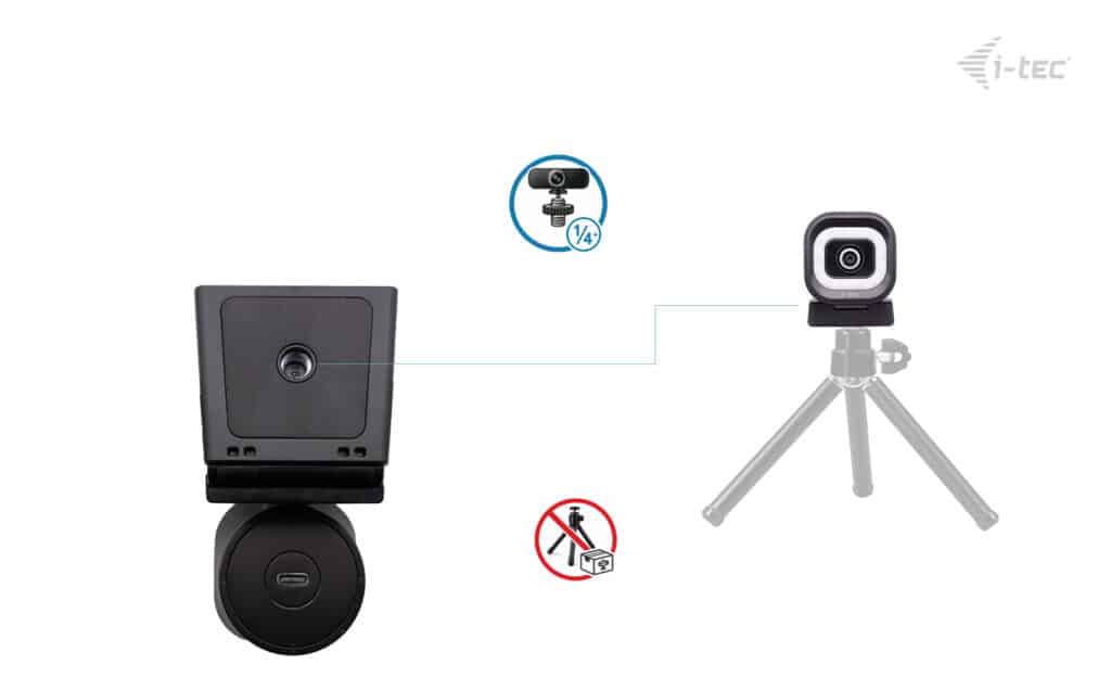 i-tec SOLOMON 700 STREAM 4K Webcam Ring Light - Afbeelding 5