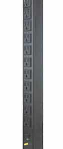 APC Rack PDU- Basic- Zero U energiedistributie Zwart