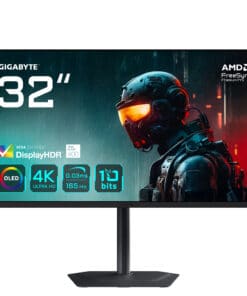 GIGABYTE MO32U computer monitor 80 cm (31.5") 3840 x 2160 Pixels 4K Ultra HD OLED Zwart