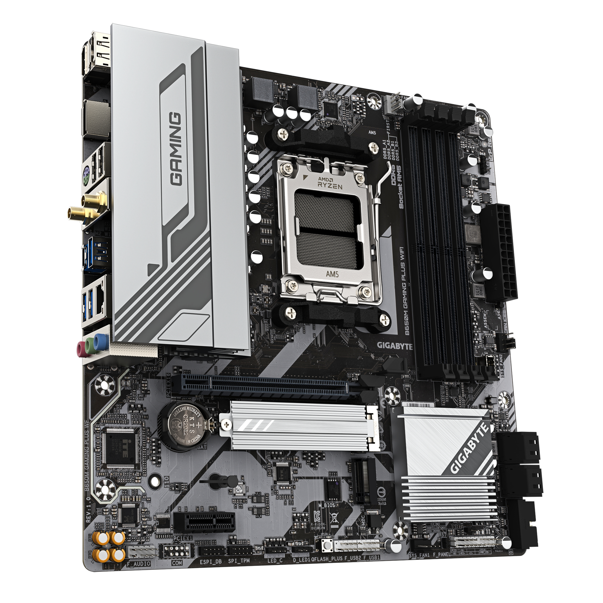 GIGABYTE B650M GAMING PLUS WIFI AMD B650 Socket AM5 micro ATX - Afbeelding 3