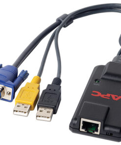APC KVM-USBVMCAC toetsenbord-video-muis (kvm) kabel Zwart