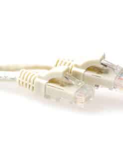 ACT Ivoor 3 meter U/UTP CAT6A patchkabel snagless met RJ45 connectoren