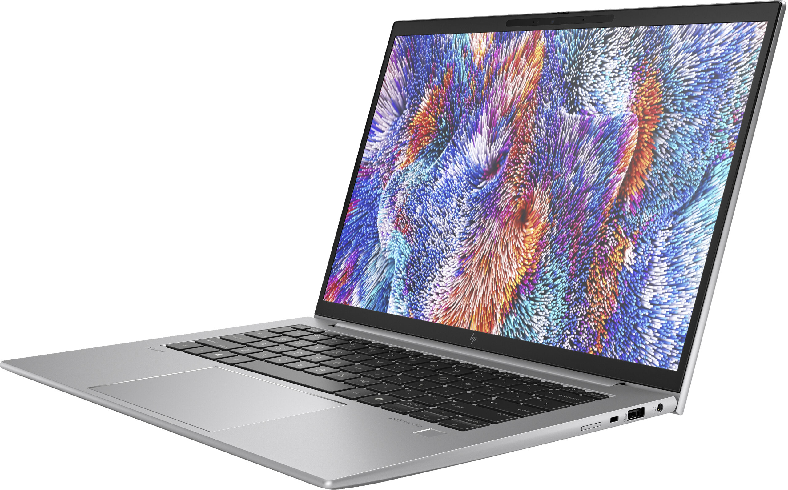 HP ZBook Firefly 14 G11 A AMD Ryzen™ 5 8640HS Mobiel werkstation 35,6 cm (14") WUXGA 16 GB DDR5-SDRAM 512 GB SSD Wi-Fi 6E (802.11ax) Windows 11 Pro AI PC Zilver - Afbeelding 2