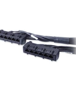 APC 19ft Cat6 UTP, 6x RJ-45 - 6x RJ-45 netwerkkabel Zwart 5,79 m U/UTP (UTP)