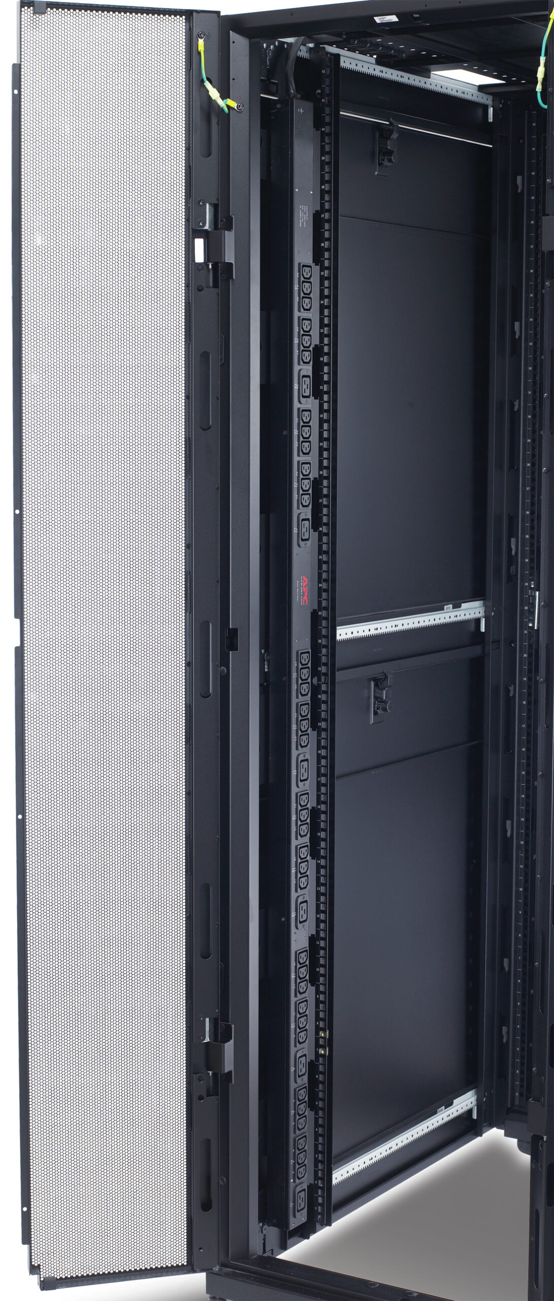 APC Rack PDU, Basic, ZeroU, 16A, 400V, (36x) C13 & (6x) C19, IEC 309 16A 3Fase stekker - Afbeelding 2