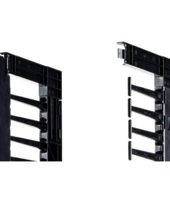 APC Valueline, verticale kabelmanager voor 2 & 4-stijls racks, 84"H X 12"B, enkelzijdig met deur - Afbeelding 4