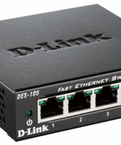 D-Link DES-105 Unmanaged L2 Zwart