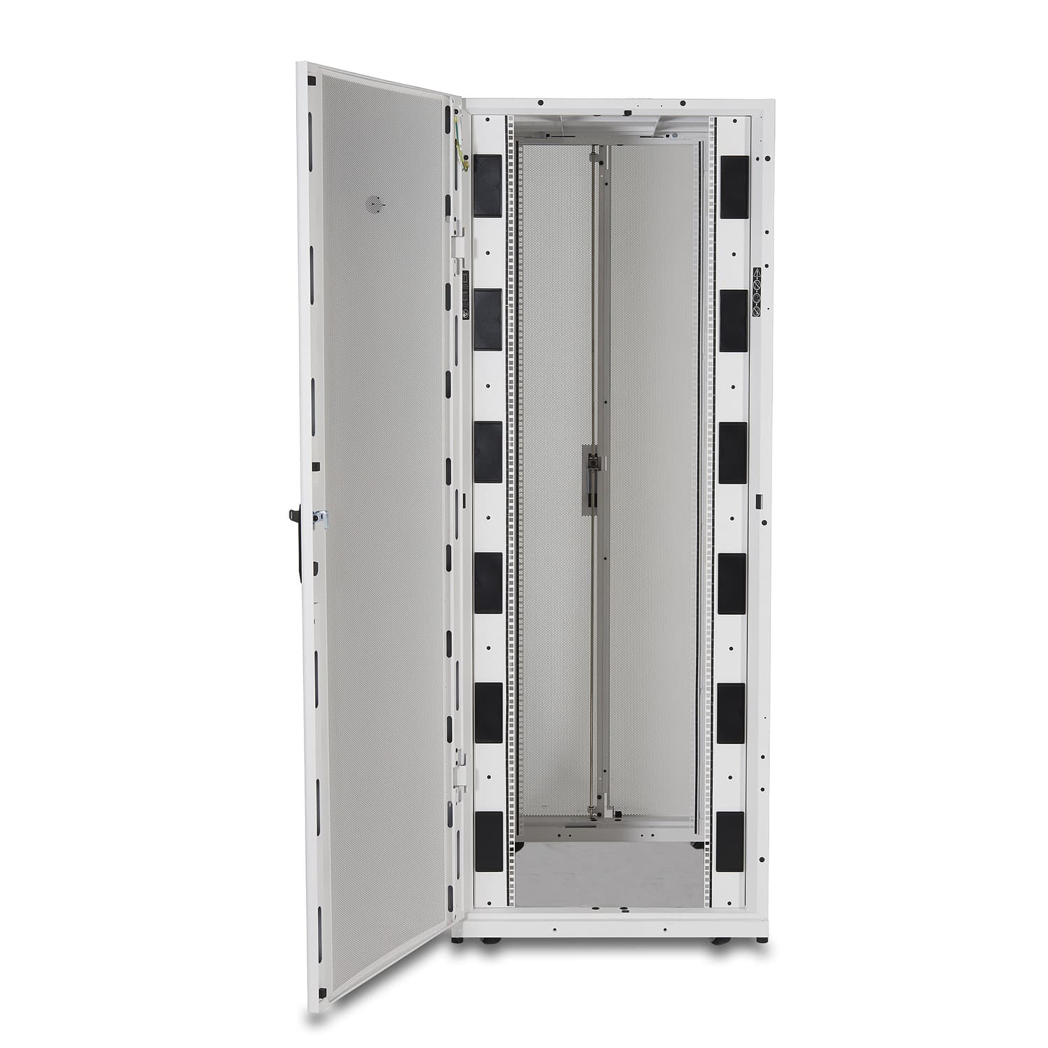 APC NetShelter SX 42U 750mm brede x 1070mm diepe behuizing met zijden, wit - Afbeelding 5