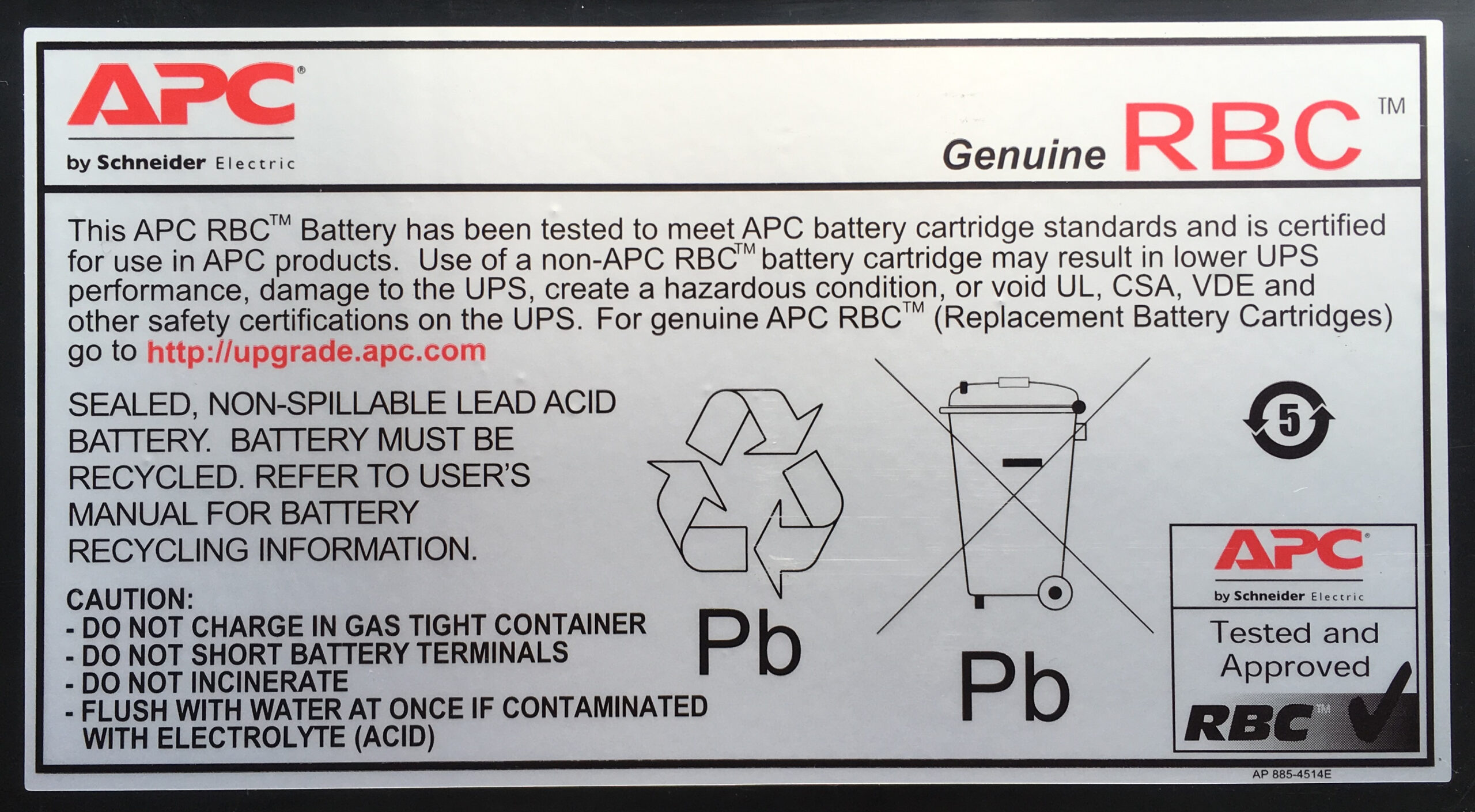 APC Batterij Vervangings Cartridge APCRBC118 (OEM)