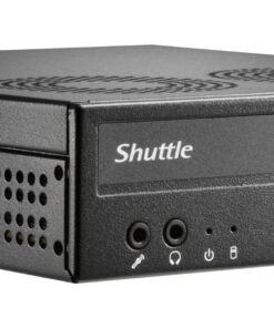 Shuttle Slim PC DH810, S1851, 1x HDMI (2.1), 1x DP, 1x USB-C (DP), 1x 2.5", 2x M.2, 2x LAN (Intel 1G + 2.5G), 2x COM, 24/7 permanent gebruik, incl. VESA Barebone - Afbeelding 3