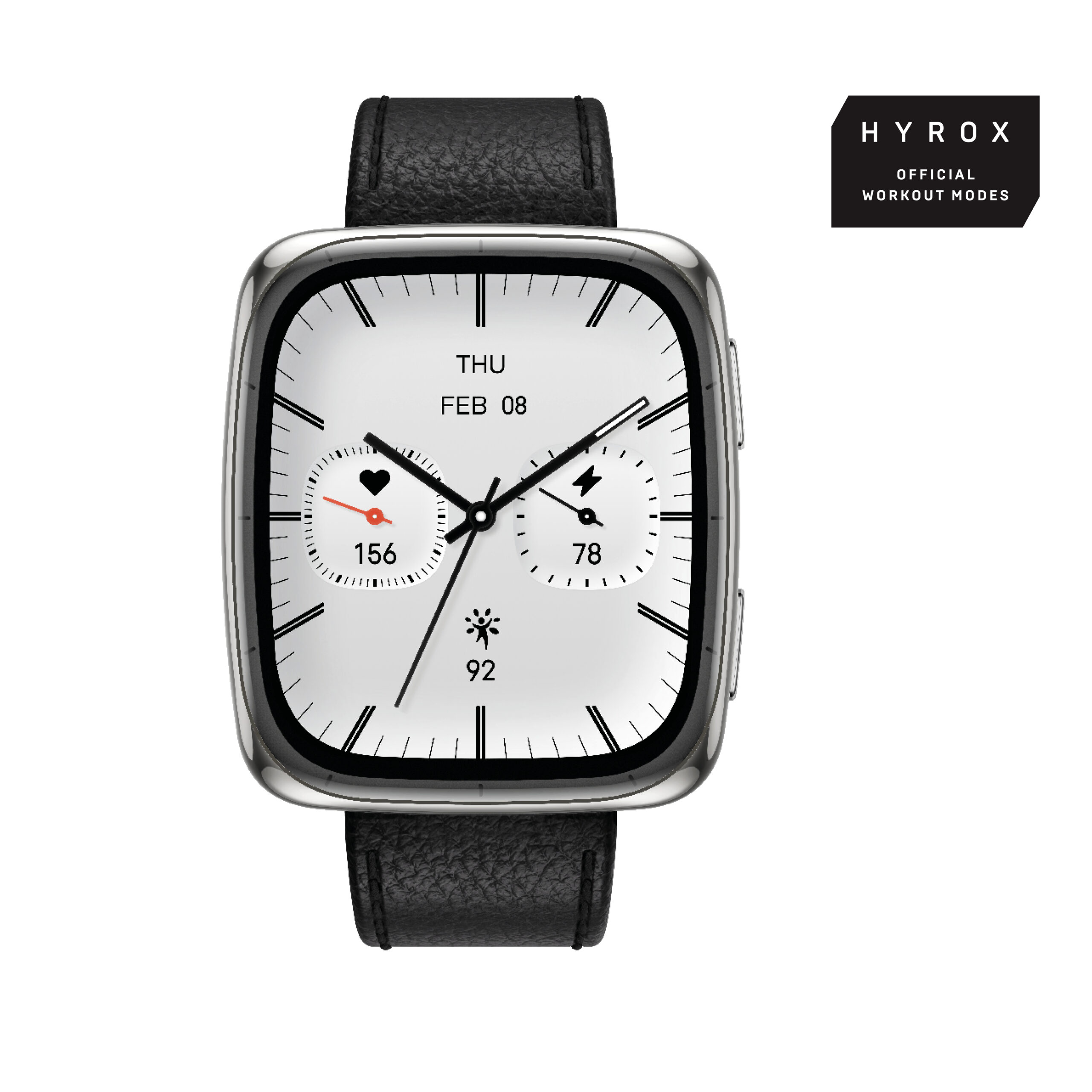 Amazfit Active 2 4,45 cm (1.75") AMOLED Digitaal 390 x 450 Pixels Touchscreen Roestvrijstaal