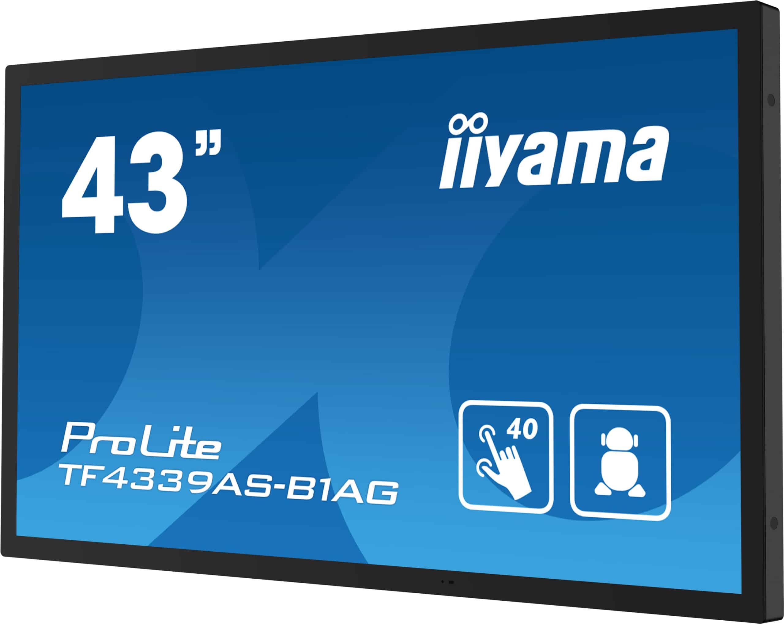 iiyama TF4339AS-B1AG computer monitor 108 cm (42.5") 3840 x 2160 Pixels 4K Ultra HD LED Touchscreen Zwart - Afbeelding 7
