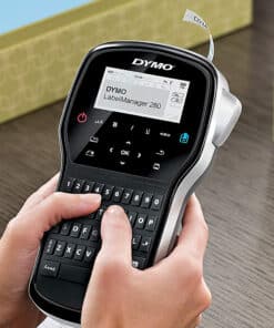 DYMO LabelManager 260-labelprinter | Oplaadbare labelmaker met QWERTY-toetsenbord | Inclusief zwart-wit D1-labeltape (12 mm) | Voor thuis en op kantoor - Afbeelding 3