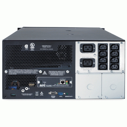 APC Smart-UPS SUA5000RMI5U - 5000VA, 8x C13, 2x C19 uitgang, NMC, Rackmount/Tower - Afbeelding 3