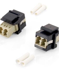 Equip 125570 glasvezeladapter LC/LC 8 stuk(s) Beige, Zwart