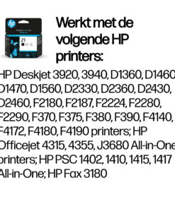 HP 21 originele zwarte inktcartridge
