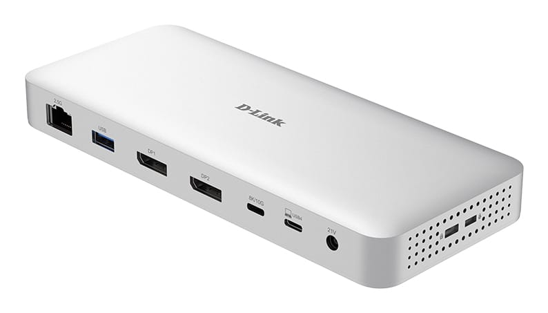D-Link DUF-901/E laptop dock & poortreplicator Bedraad USB4 Grijs - Afbeelding 8