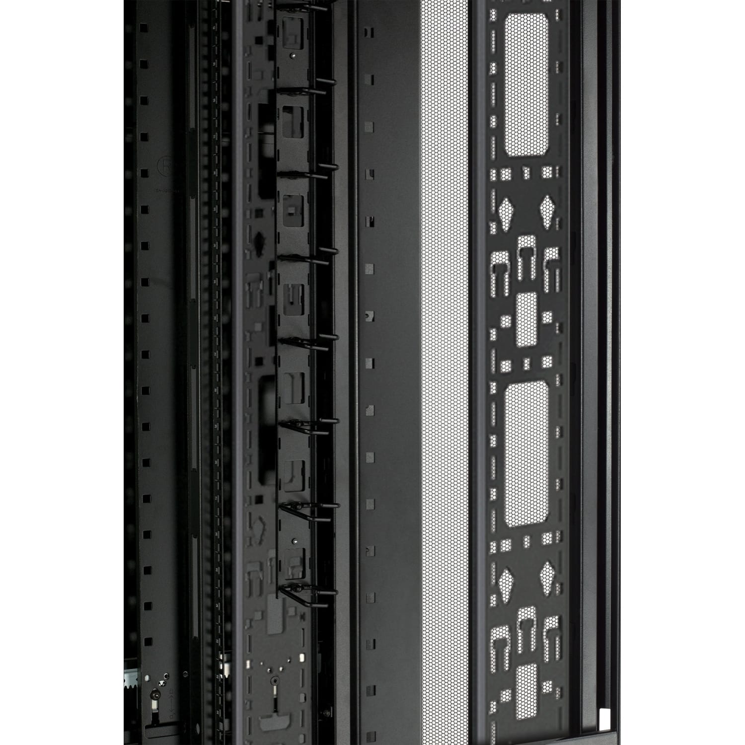 APC NetShelter SX 42U 600mm(b) x 1070mm(d) 19" IT rack, behuizing zonder deuren & zijpanelen, zwart - Afbeelding 2